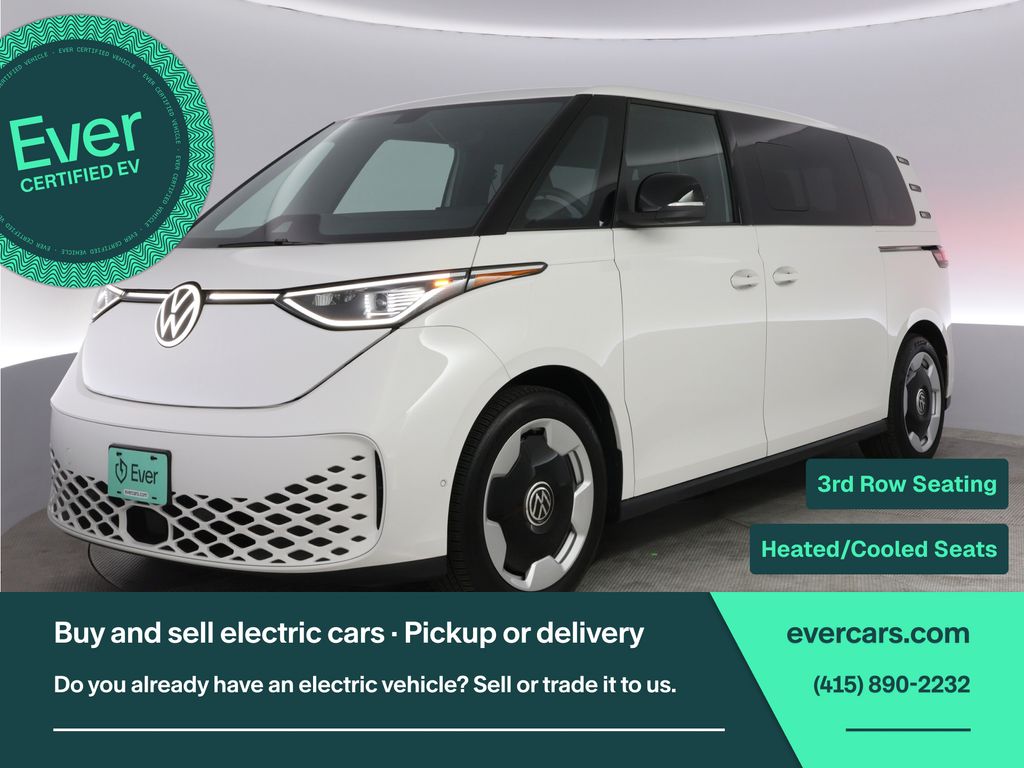 Candy White 2025 Volkswagen ID.Buzz Pro S RWD Minivan Rear-Wheel Drive Automatic