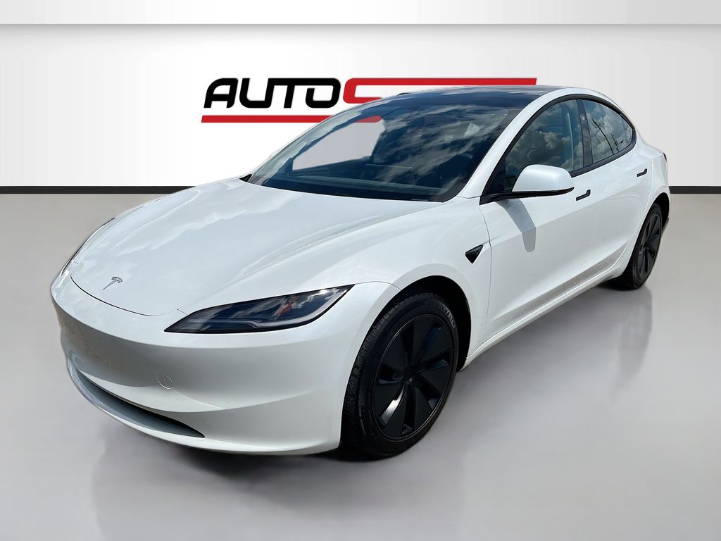2025 Tesla Model 3 Long Range White at AutoSavvy Houston Northwest