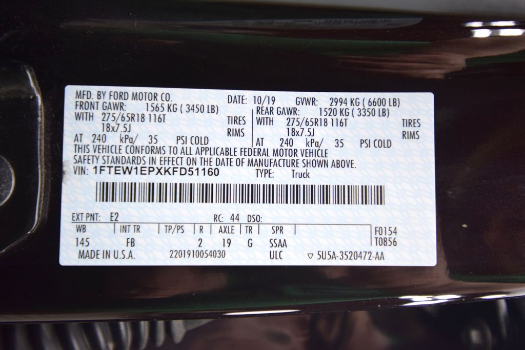 used 2019 Ford F-150 car