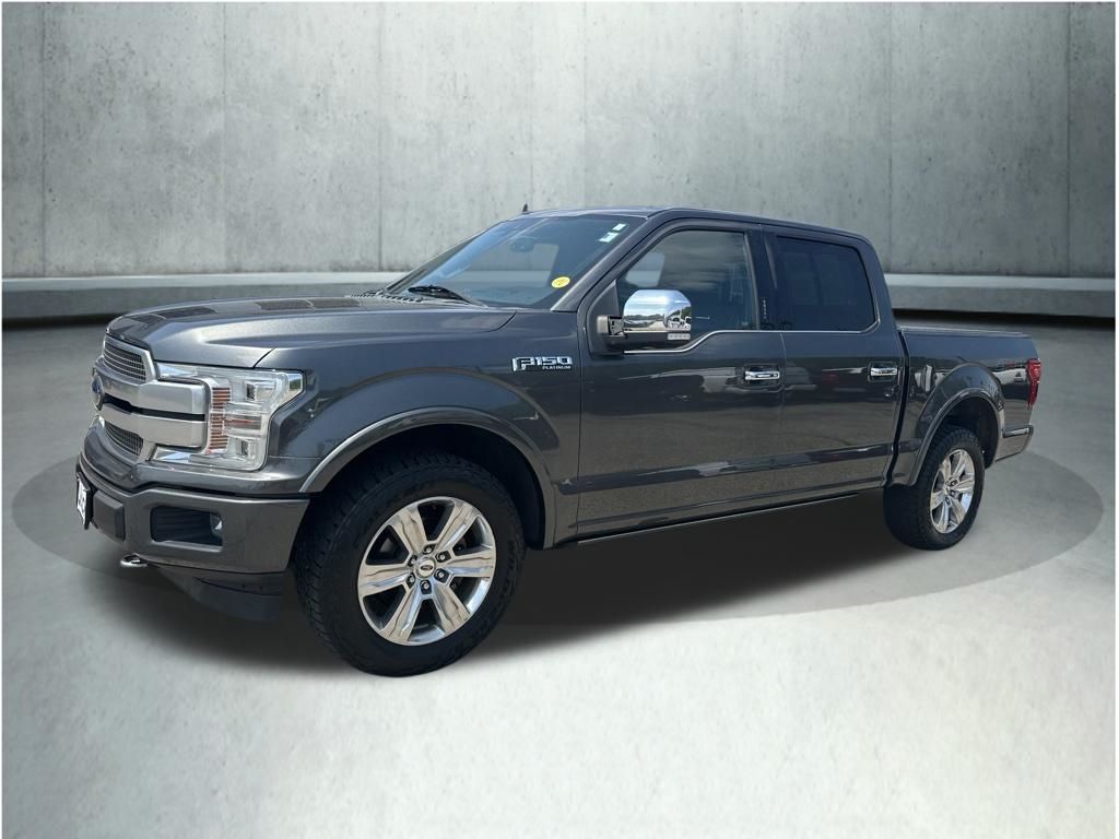 Gray (Magnetic) 2018 Ford F-150 Pickup Truck Four-Wheel Drive Automatic