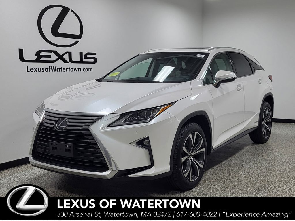 White Pearl 2019 Lexus RX Hybrid SUV / Crossover All-Wheel Drive Continuously Variable Transmission