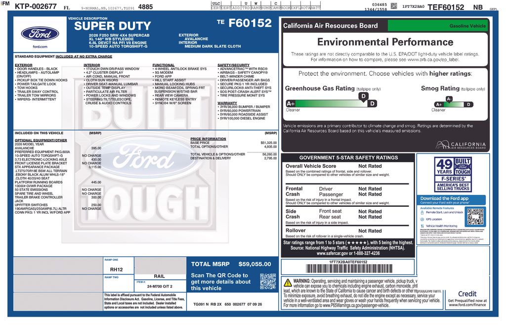 New 2026 White Ford XL image 4