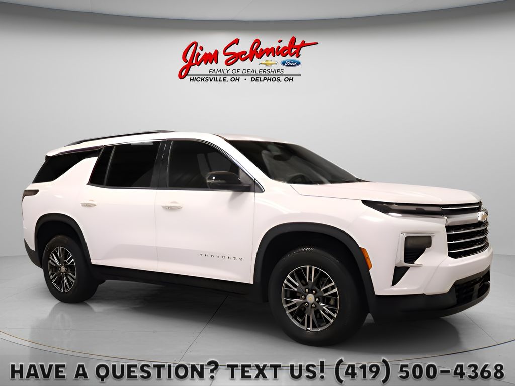 Summit White 2026 Chevrolet Traverse SUV / Crossover Four-Wheel Drive 8-Speed Automatic