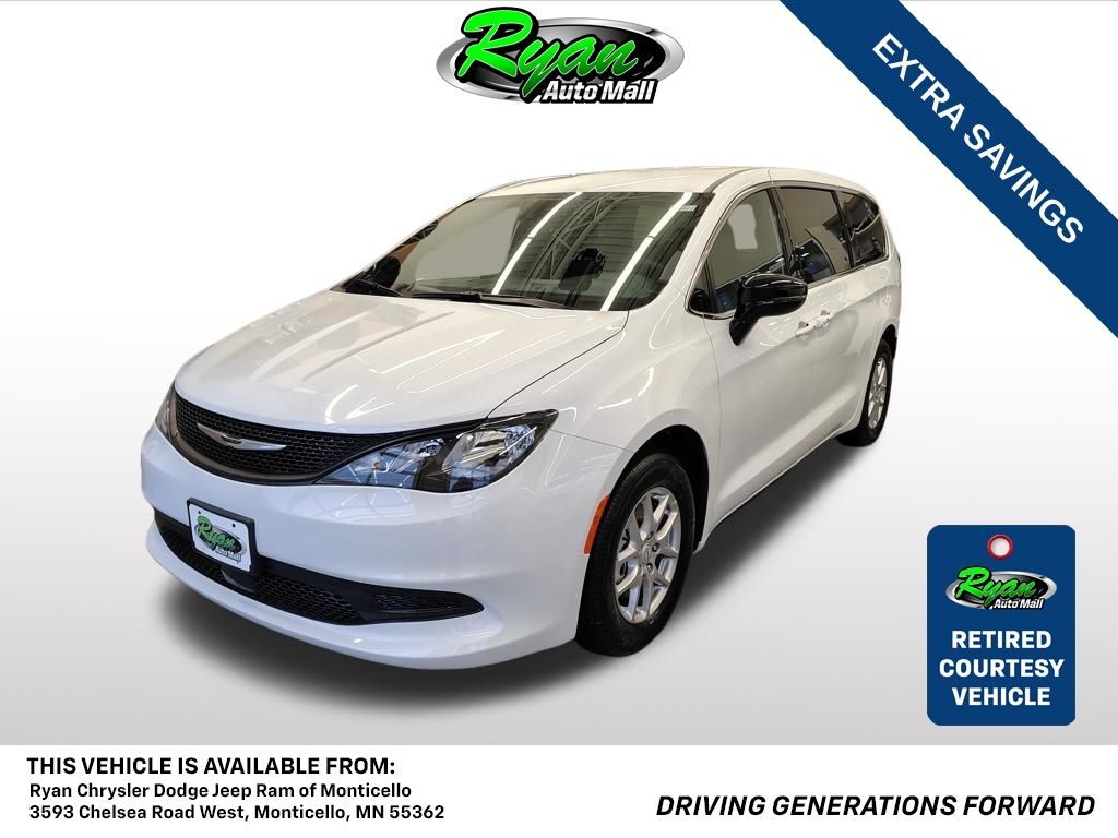 Bright White Clearcoat 2026 Chrysler Voyager Minivan Front-Wheel Drive 9-Speed Automatic
