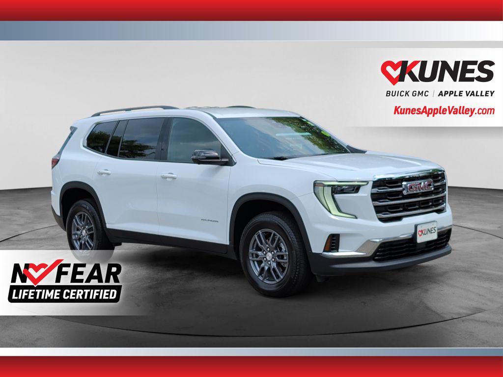 White 2026 GMC Acadia SUV / Crossover Four-Wheel Drive 8-Speed Automatic