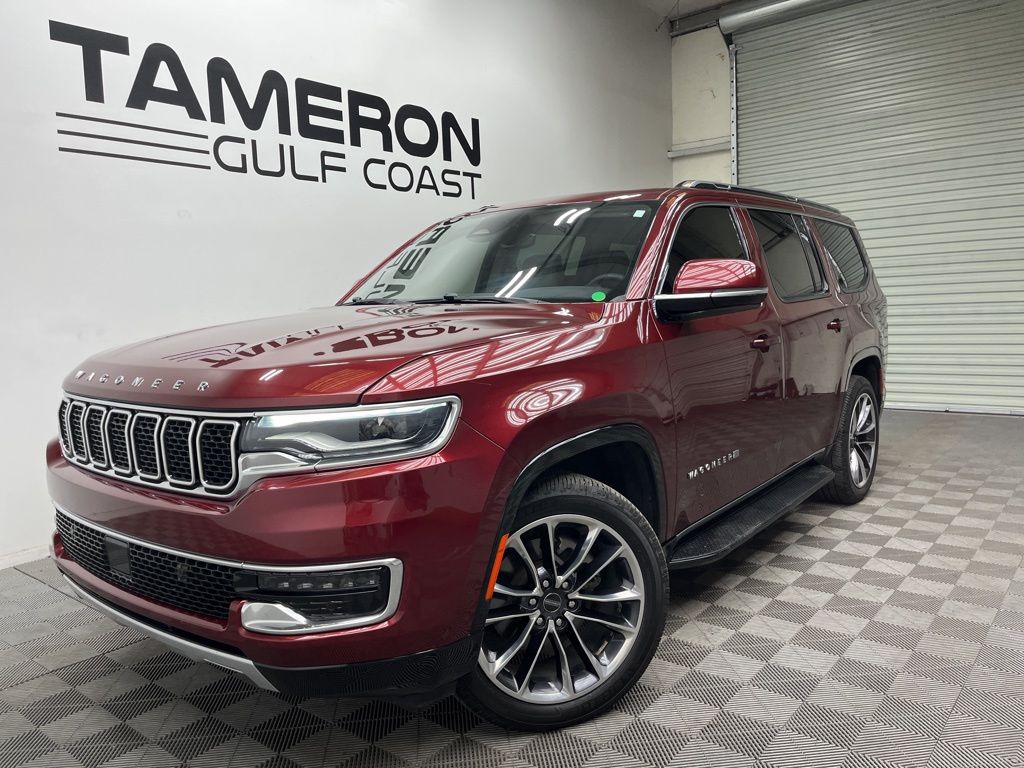 Velvet Red Pearlcoat 2022 Jeep Wagoneer Series II 4WD SUV / Crossover Four-Wheel Drive 8-Speed Automatic