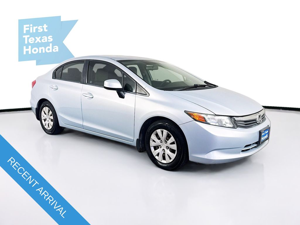 Used Car 2012 Honda Civic  Lx For Sale Under $10,000 In Austin, Texas