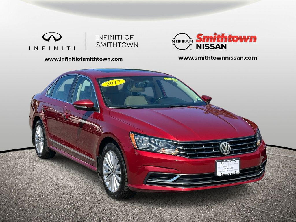 Fortana Red 2017 Volkswagen Passat 1.8T SE Sedan Front-Wheel Drive 6-Speed Automatic