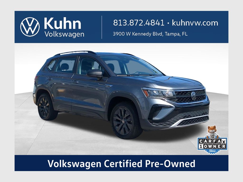 Platinum Gray Metallic 2024 Volkswagen Taos SUV / Crossover Front-Wheel Drive 8-Speed Automatic