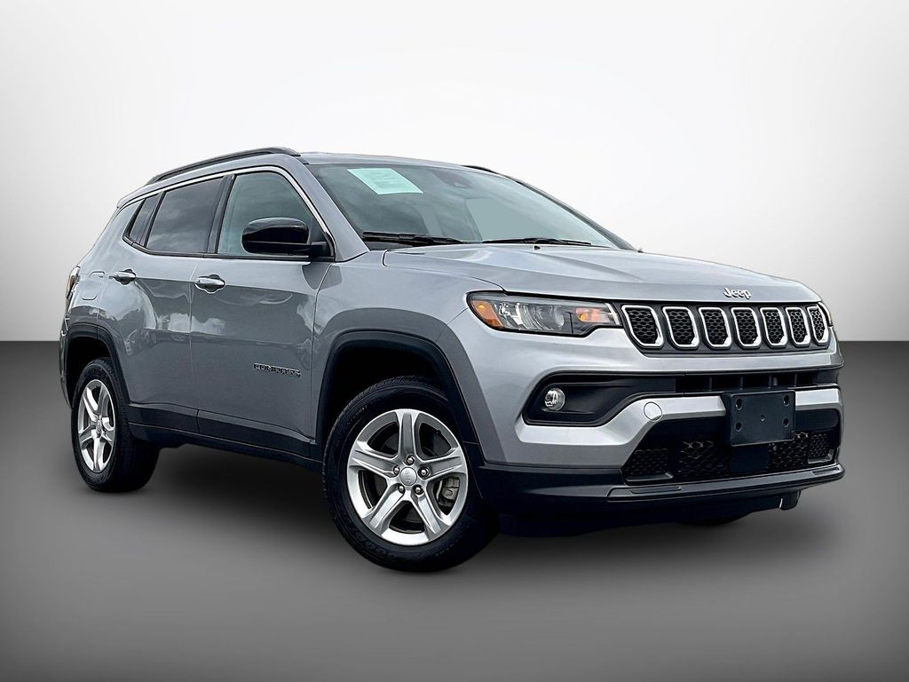 Silver Zynith Metallic Clearcoat 2024 Jeep Compass SUV / Crossover Four-Wheel Drive 8-Speed Automatic