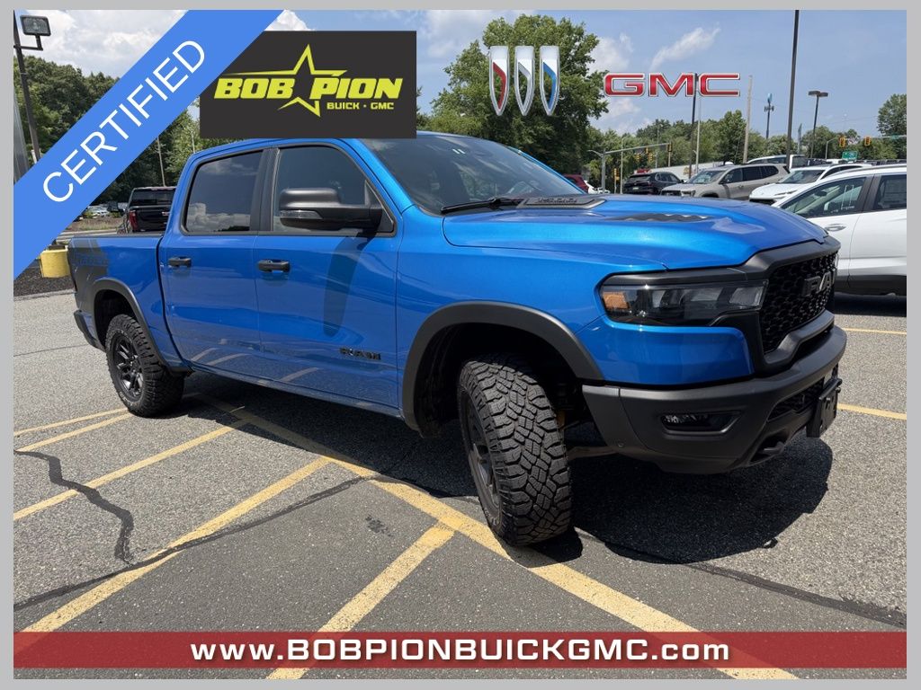Blue Pearl 2026 RAM 1500 Pickup Truck Four-Wheel Drive 8-Speed Automatic