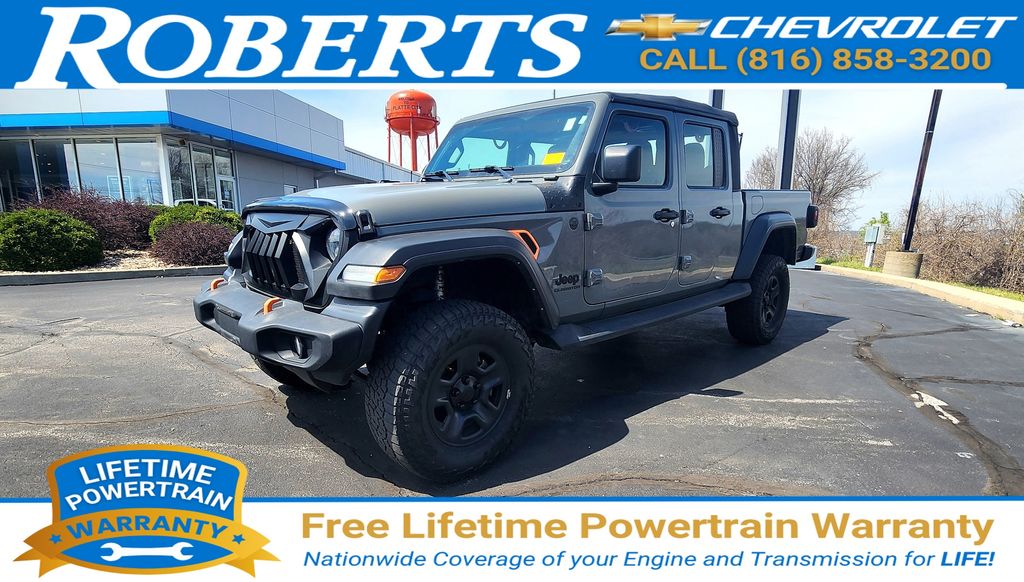Sting-Gray Clearcoat 2022 Jeep Gladiator Sport Crew Cab 4WD Pickup Truck Four-Wheel Drive 6-Speed Manual