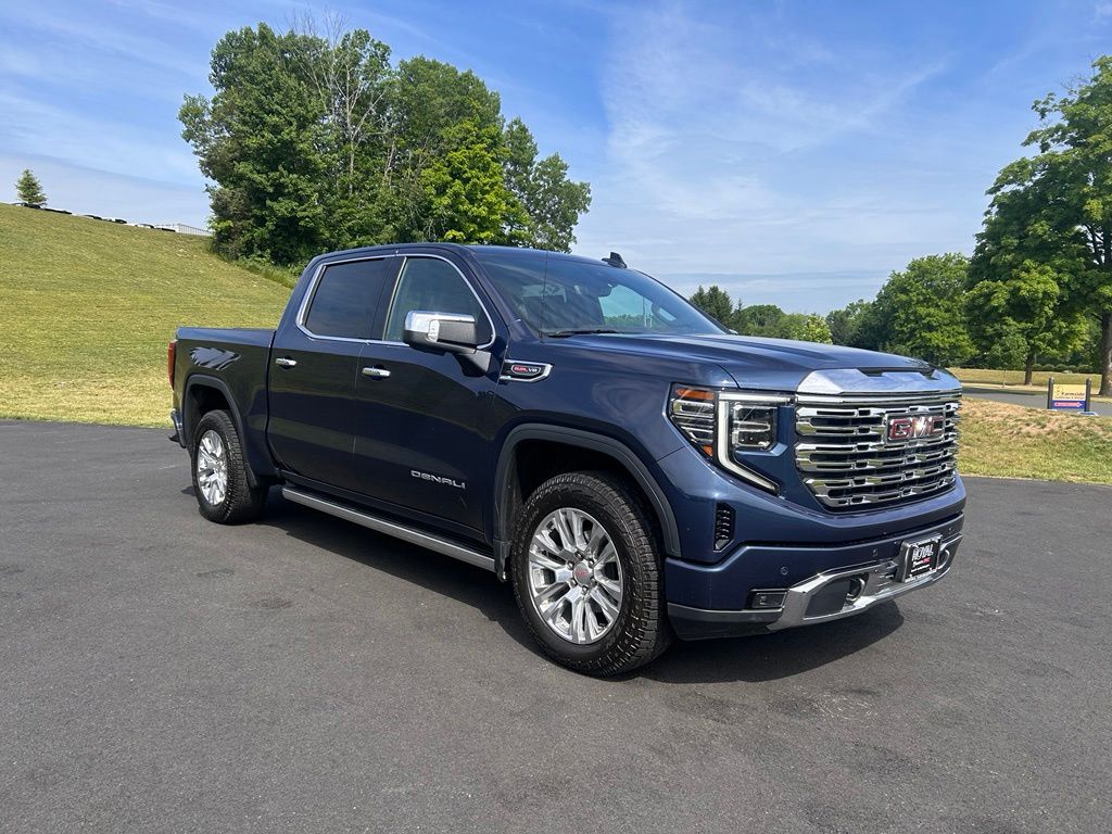 Pacific Blue Metallic 2023 GMC Sierra 1500 Pickup Truck Four-Wheel Drive Automatic