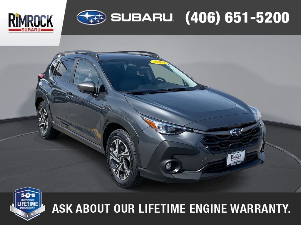 Magnetite Gray Metallic 2024 Subaru Crosstrek Premium AWD SUV / Crossover All-Wheel Drive Continuously Variable Transmission