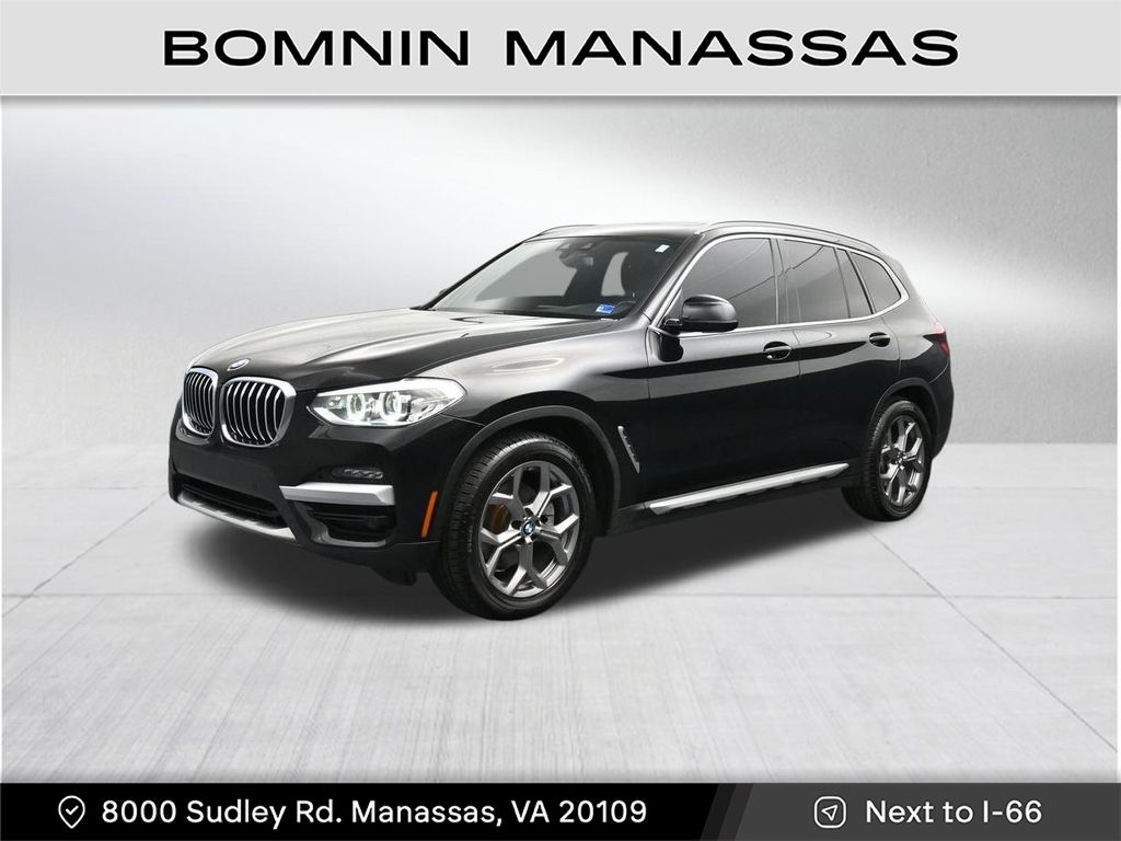 Jet Black 2021 BMW X3 sDrive30i RWD SUV / Crossover Rear-Wheel Drive 8-Speed Automatic
