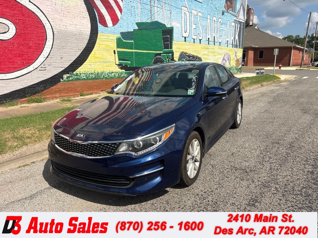 Horizon Blue 2016 Kia Optima Sedan Front-Wheel Drive 6-Speed Automatic