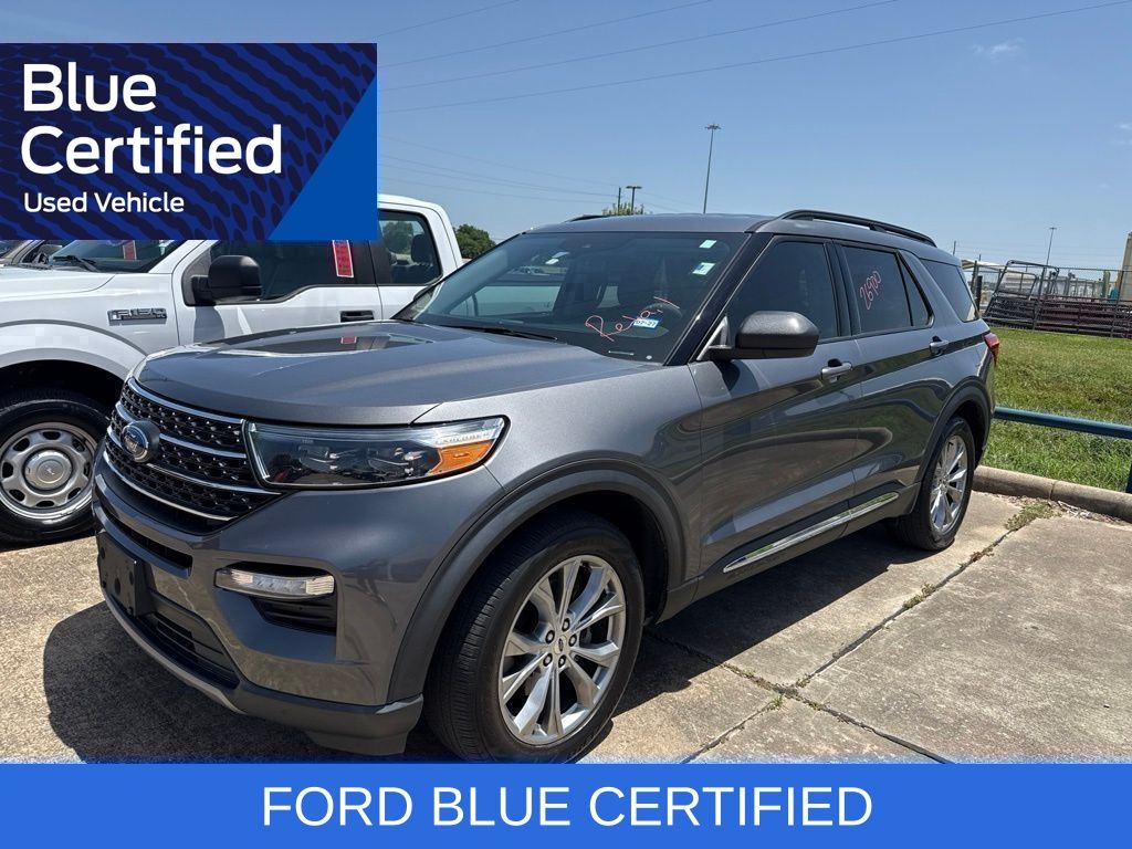 Carbonized Gray Metallic 2022 Ford Explorer SUV / Crossover Rear-Wheel Drive Automatic