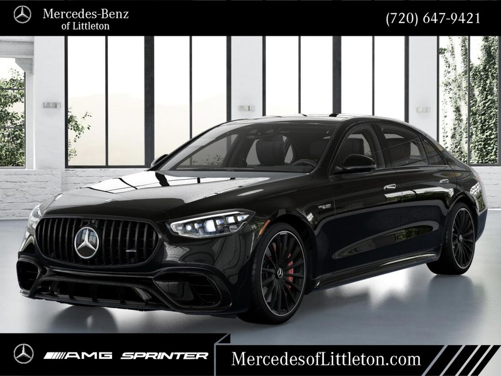 Obsidian Black 2026 Mercedes-Benz S-Class AMG S 63 E Performance 4MATIC Sedan All-Wheel Drive 9-Speed Automatic