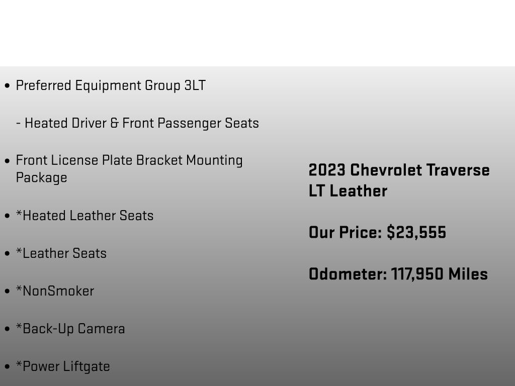 2023 Chevrolet Traverse LT Leather - 5