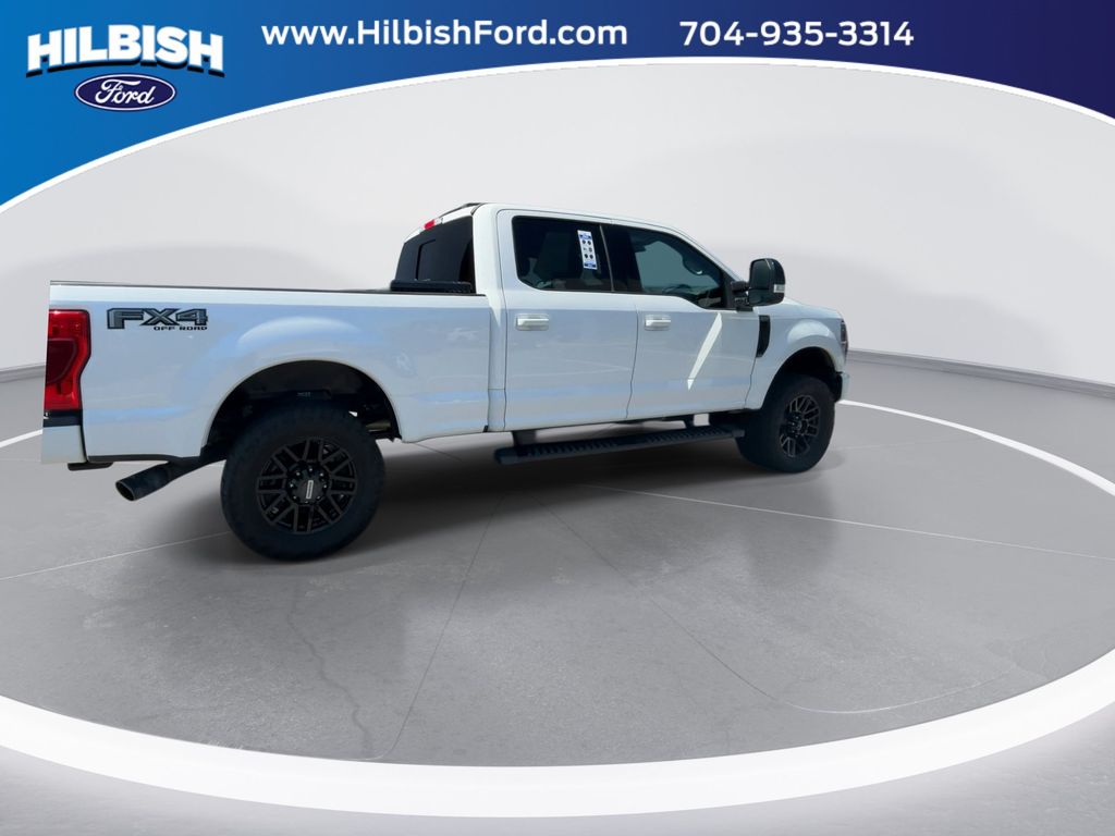 Used 2021 White Metallic Ford Lariat image 8