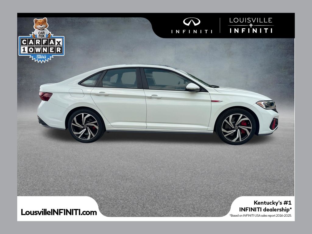 Pure White 2023 Volkswagen Jetta GLI Sedan Front-Wheel Drive 7-Speed Dual Clutch