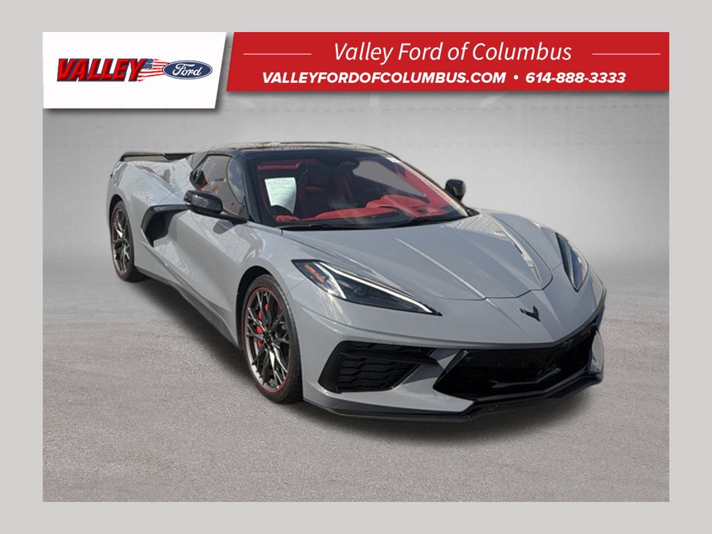 Sea Wolf Gray Tricoat 2024 Chevrolet Corvette Convertible Rear-Wheel Drive 8-Speed Dual Clutch