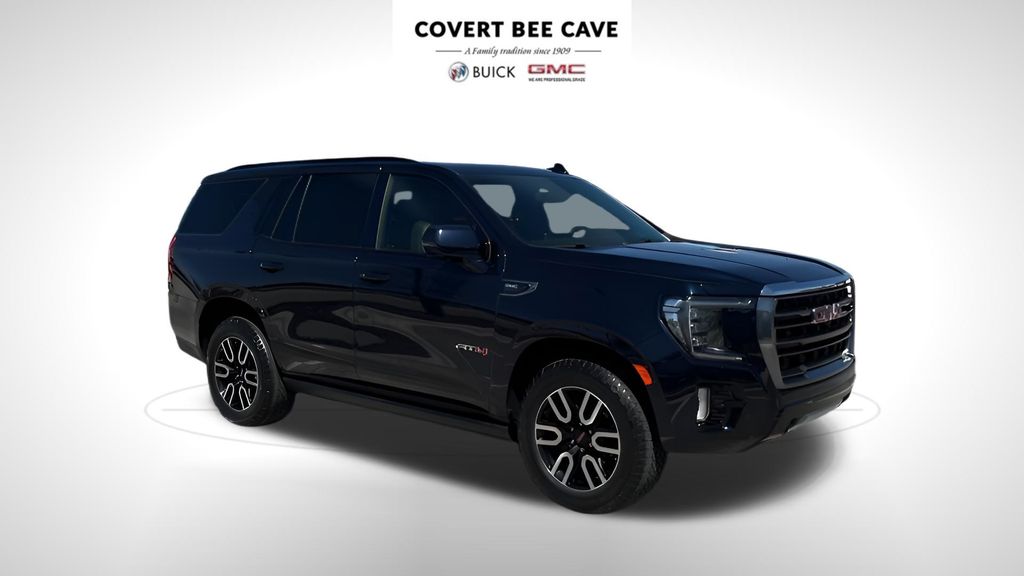 Midnight Blue Metallic 2023 GMC Yukon AT4 4WD SUV / Crossover Four-Wheel Drive
