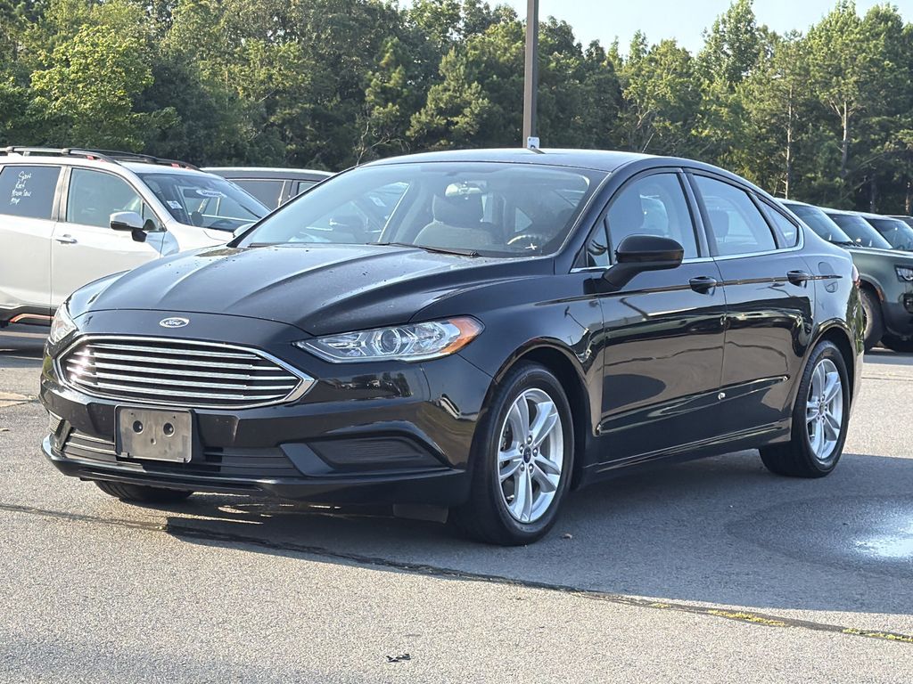 Shadow Black 2018 Ford Fusion Sedan Front-Wheel Drive 6-Speed Automatic