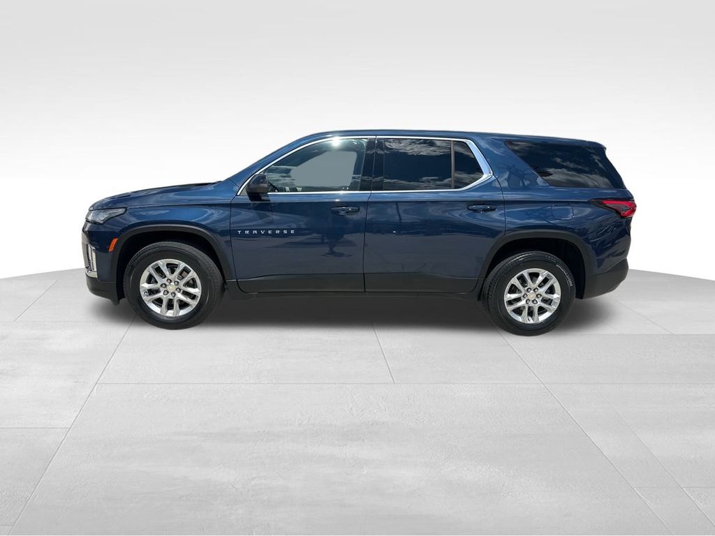 2022 Northsky Blue Metallic Chevrolet Traverse LS FWD SUV