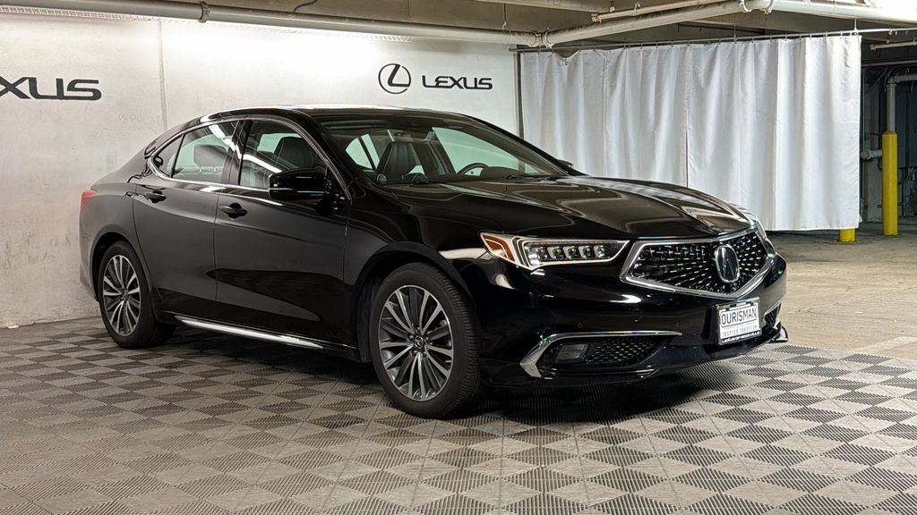 Crystal Black Pearl 2018 Acura TLX Sedan 9-Speed Automatic