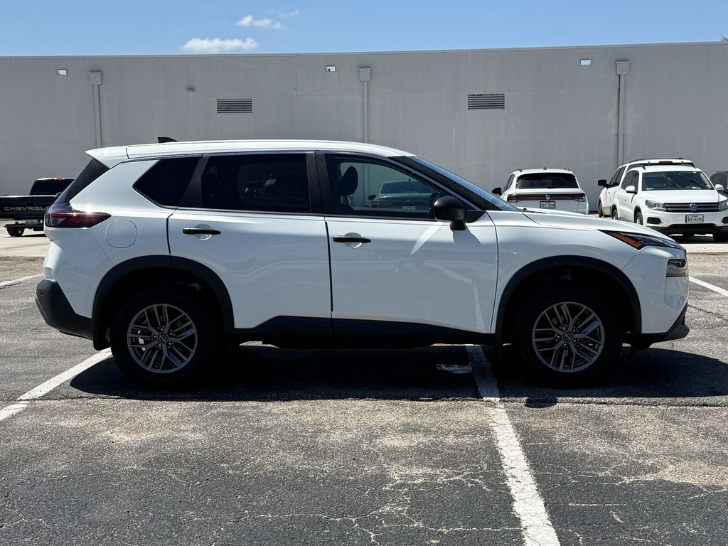 2023 Nissan Rogue S White at South Houston Nissan