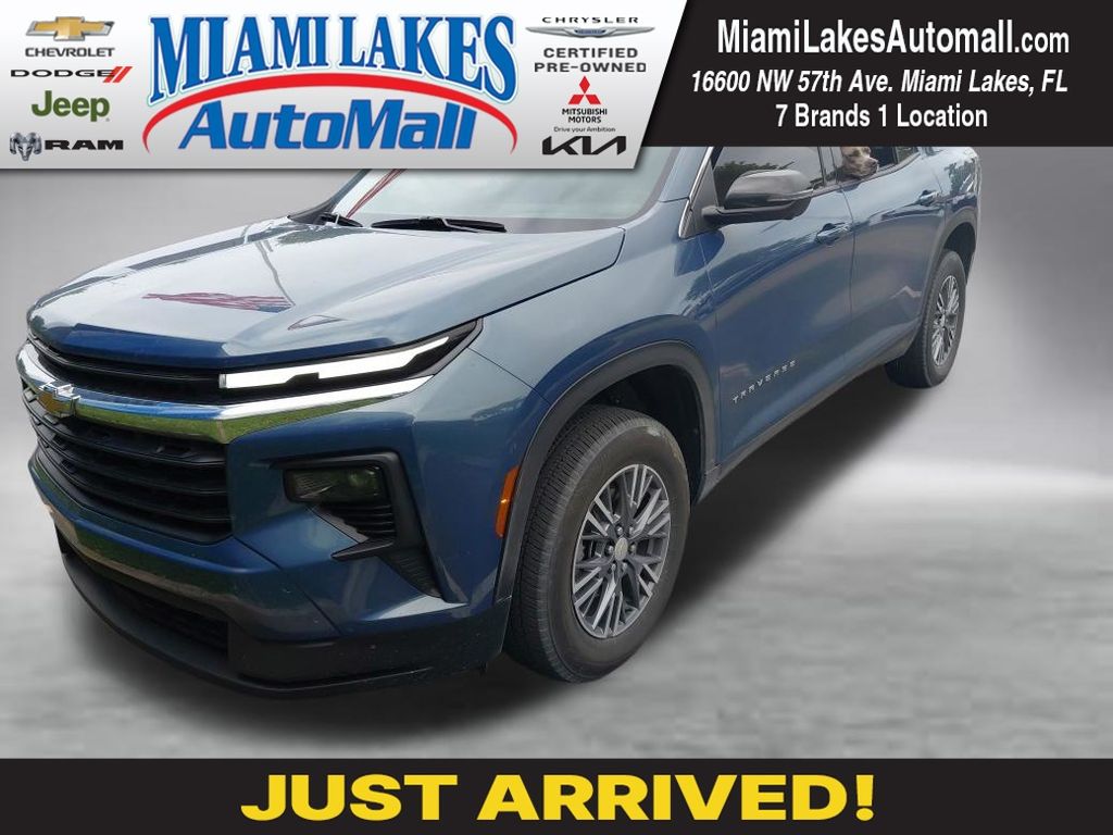 Lakeshore Blue Metallic 2024 Chevrolet Traverse SUV / Crossover Front-Wheel Drive 8-Speed Automatic