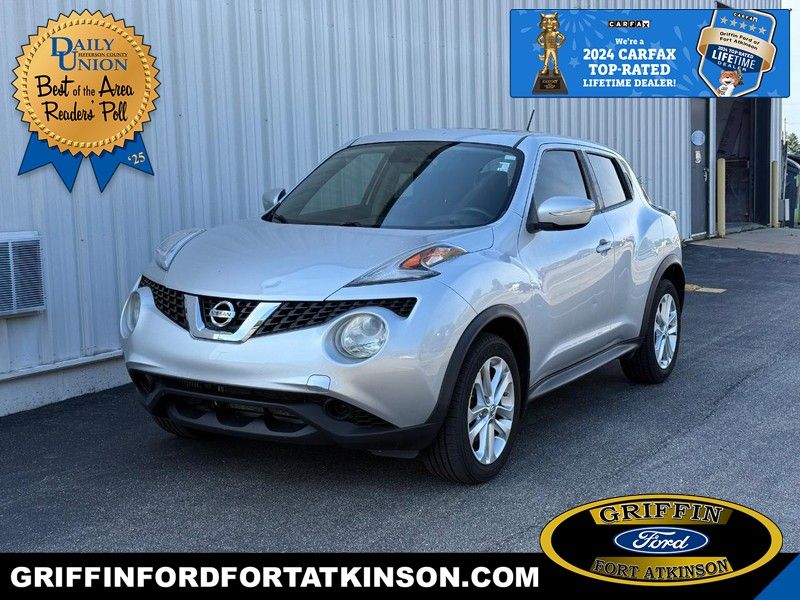 Brilliant Silver 2016 Nissan Juke SUV / Crossover Front-Wheel Drive Continuously Variable Transmission