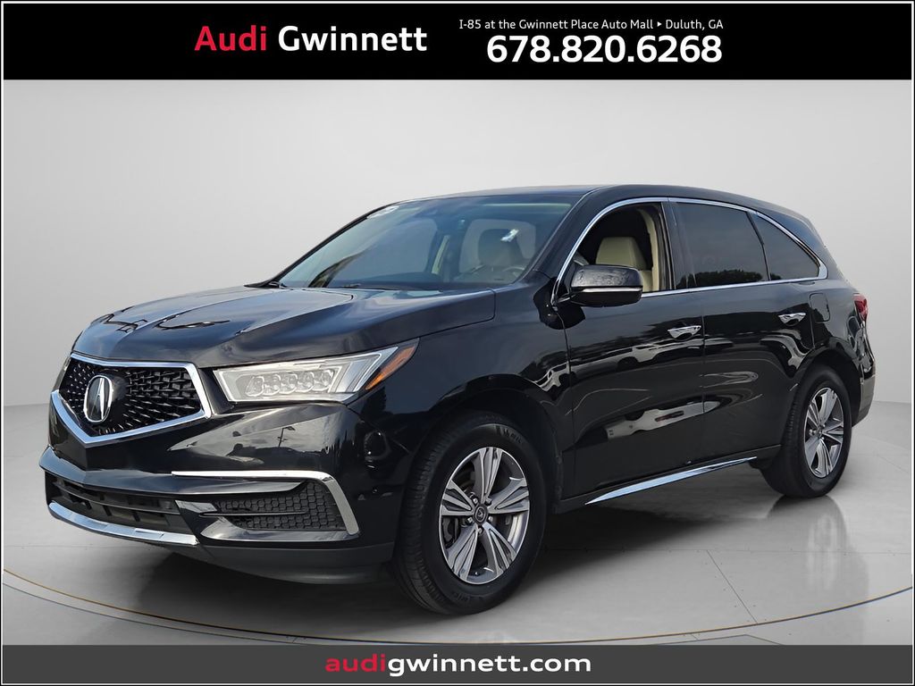 Black 2020 Acura MDX SUV / Crossover Front-Wheel Drive 9-Speed Automatic