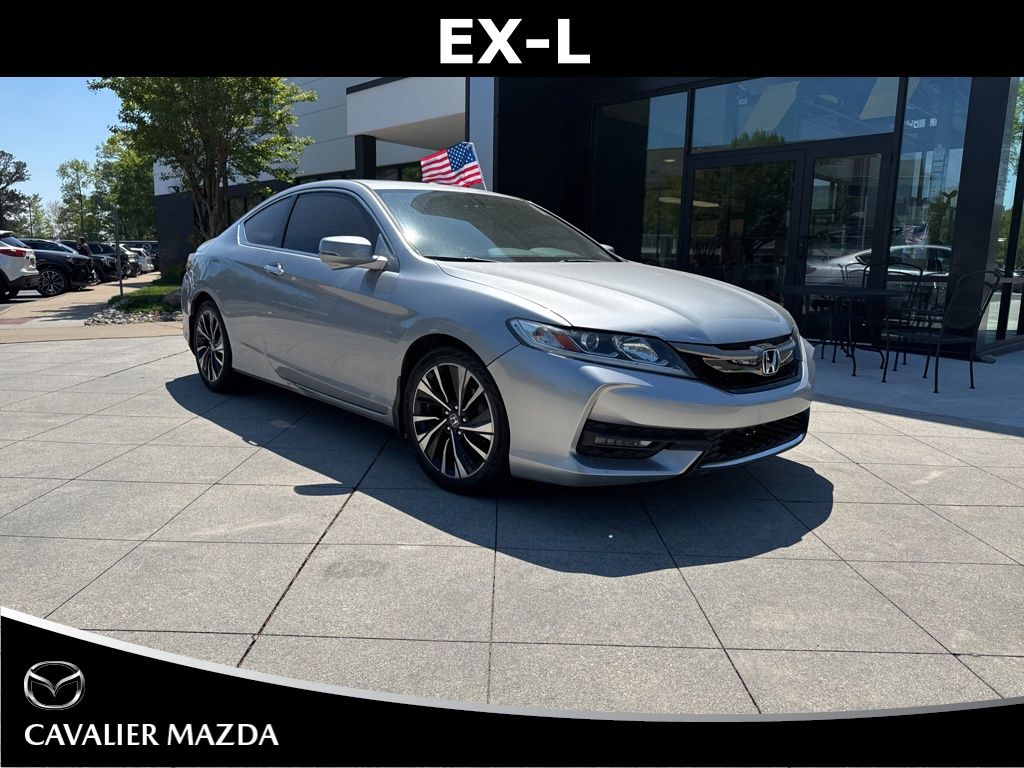 Lunar Silver Metallic 2017 Honda Accord Coupe EX-L Coupe Front-Wheel Drive Continuously Variable Transmission