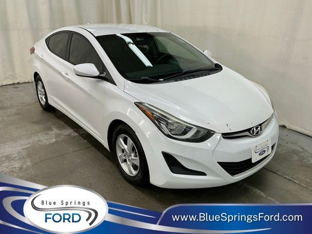 Quartz White Pearl 2015 Hyundai Elantra Sedan Front-Wheel Drive 6-Speed Automatic