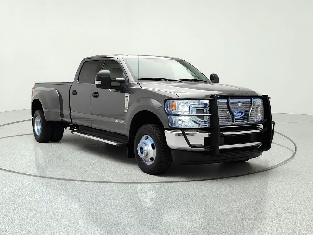 Gray Metallic 2022 Ford F-350 Super Duty Pickup Truck Four-Wheel Drive Automatic
