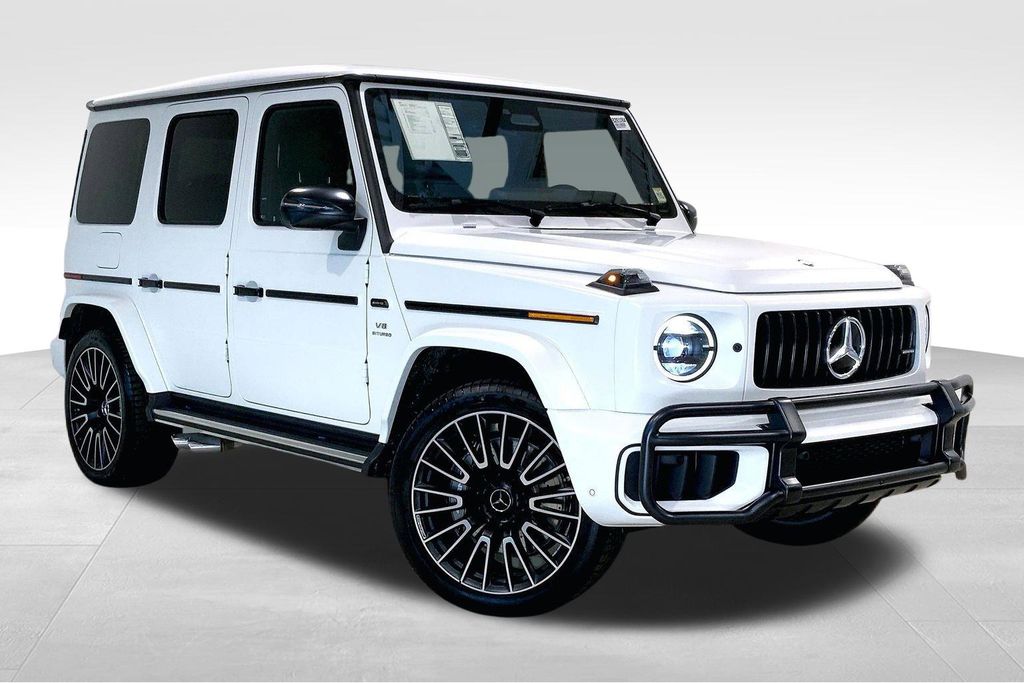 White 2026 Mercedes-Benz G-Class AMG G 63 4MATIC SUV / Crossover All-Wheel Drive 9-Speed Automatic