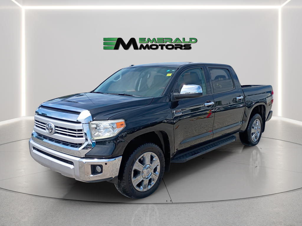 Black 2015 Toyota Tundra Pickup Truck Four-Wheel Drive 6-Speed Automatic Overdrive