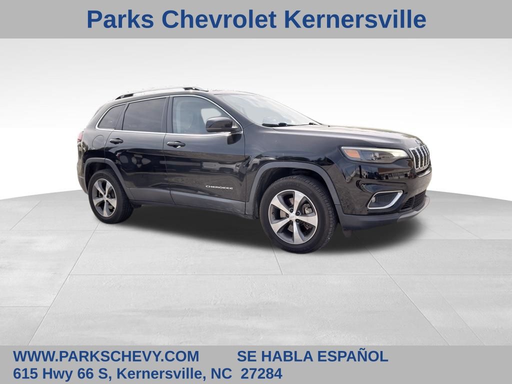 Diamond Black Crystal Pearlcoat 2020 Jeep Cherokee Limited 4WD SUV / Crossover Four-Wheel Drive 9-Speed Automatic