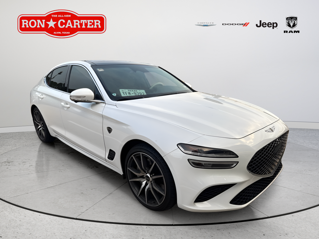 Uyuni White 2026 Genesis G70 Sedan Rear-Wheel Drive 8-Speed Automatic