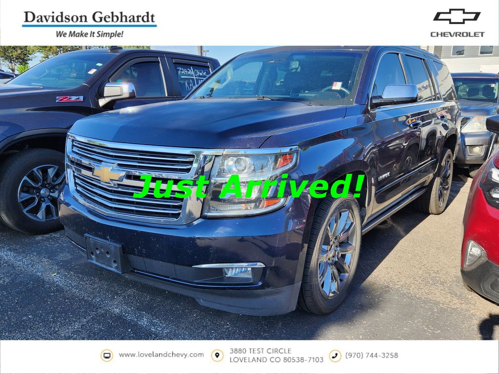 Blue Velvet Metallic 2017 Chevrolet Tahoe SUV / Crossover Four-Wheel Drive 6-Speed Automatic Overdrive