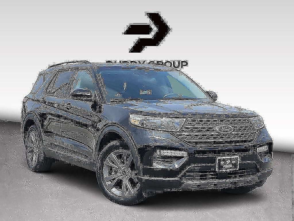Black Metallic 2022 Ford Explorer SUV / Crossover Rear-Wheel Drive Automatic