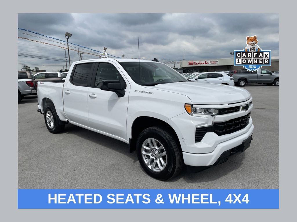 Summit White 2026 Chevrolet Silverado 1500 Pickup Truck Four-Wheel Drive Automatic