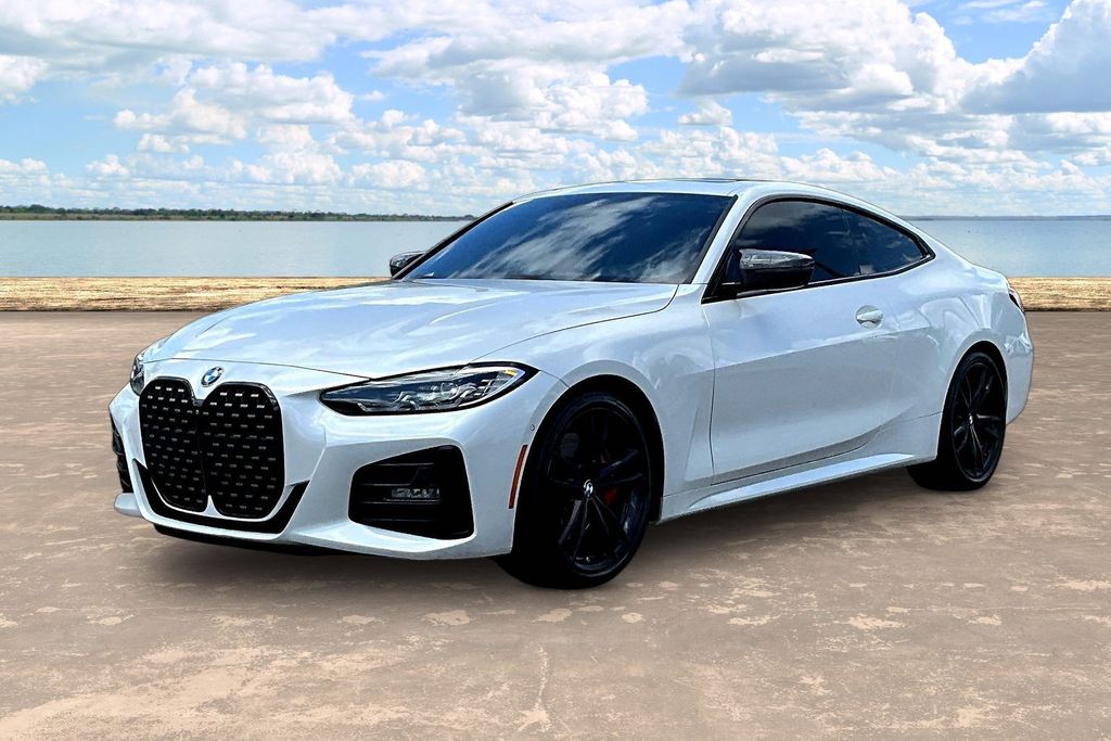Mineral White Metallic 2021 BMW 4 Series Coupe Rear-Wheel Drive 8-Speed Automatic