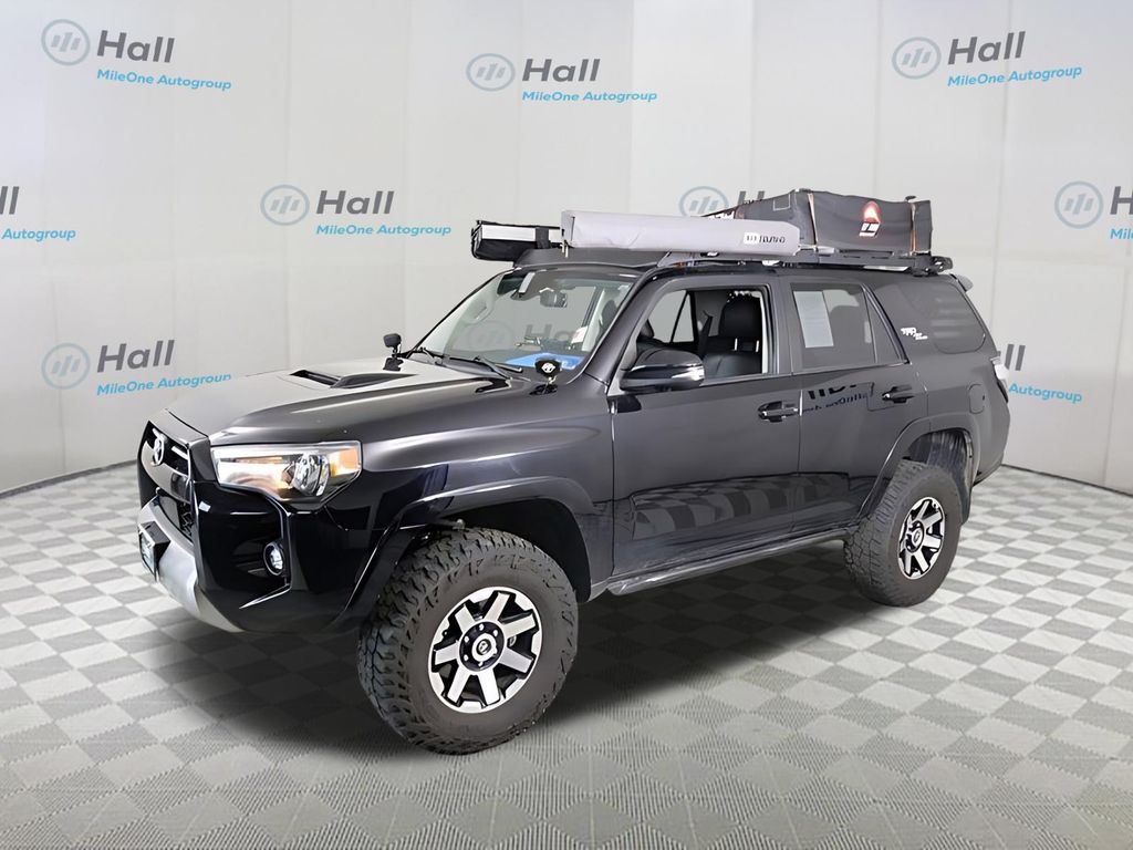 Midnight Black Metallic 2023 Toyota 4Runner TRD Off-Road Premium 4WD SUV / Crossover Four-Wheel Drive 5-Speed Automatic