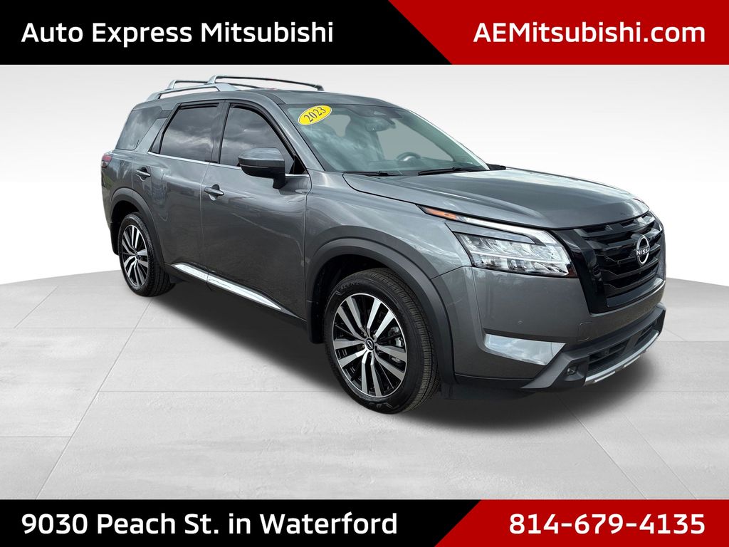 2023 Nissan Pathfinder Platinum Gray at South Hills Kia