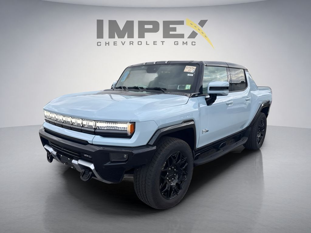 Tide Metallic (Ice Blue) 2024 GMC Hummer EV Pickup Pickup Truck All-Wheel Drive 1-Speed Automatic