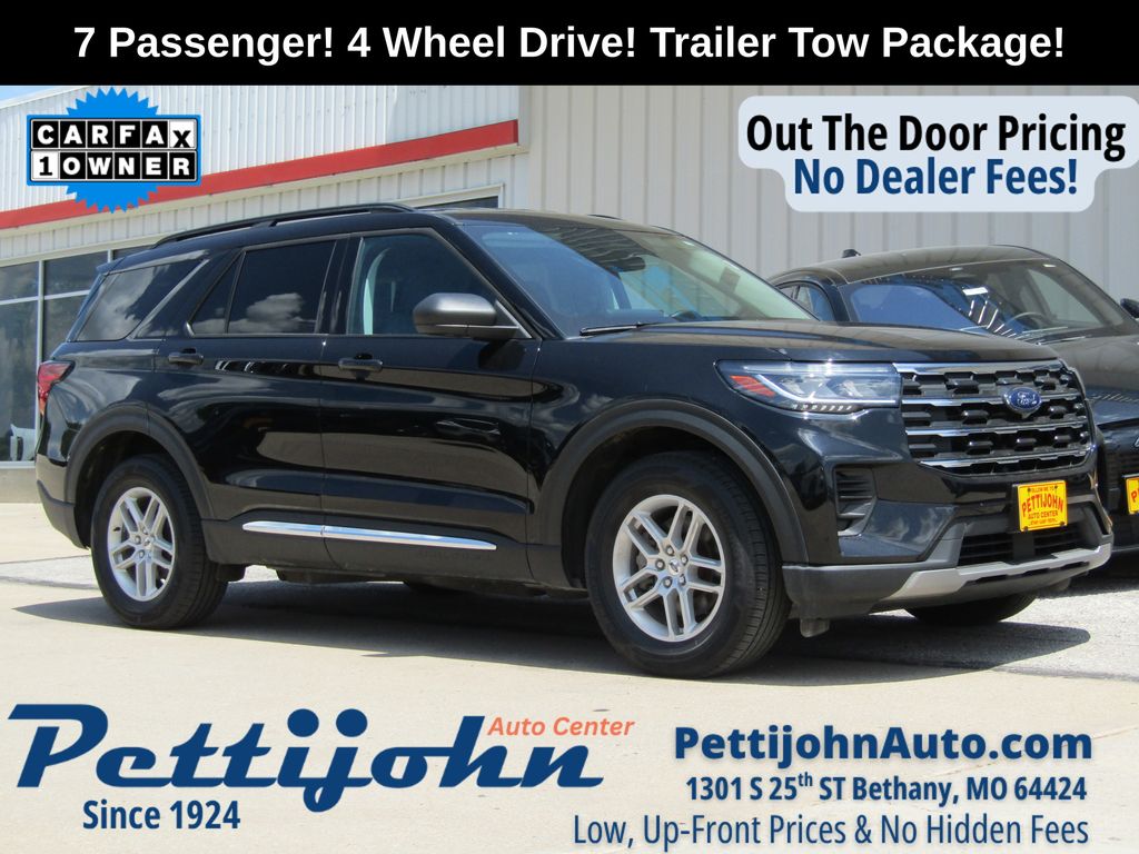 Black 2025 Ford Explorer SUV / Crossover All-Wheel Drive Automatic