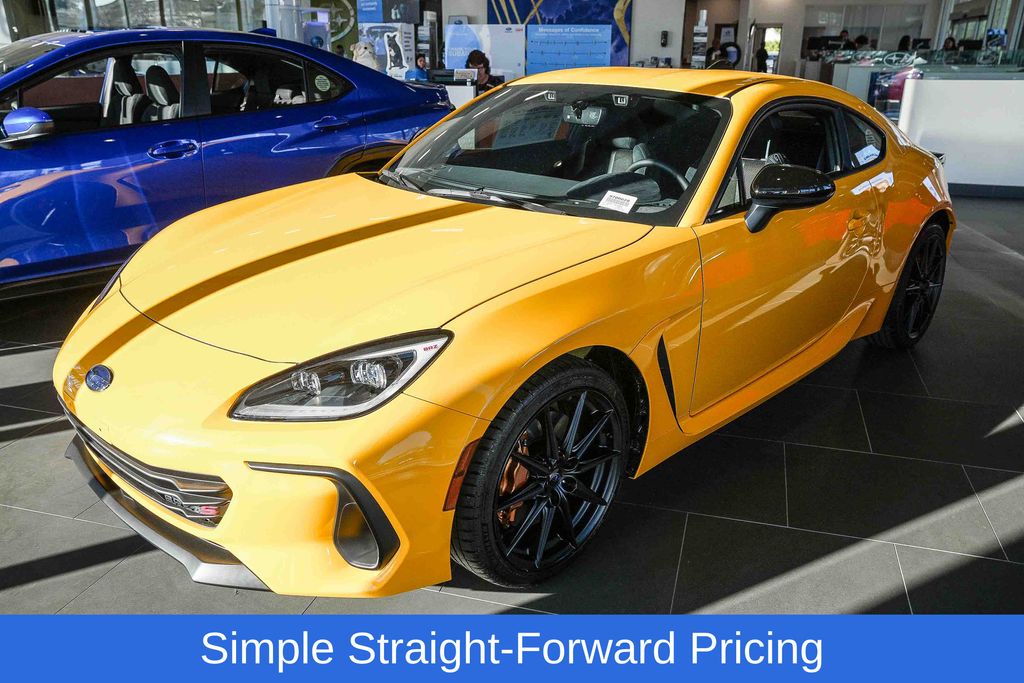 Yellow 2026 Subaru BRZ Series.Yellow RWD Coupe Rear-Wheel Drive 6-Speed Manual